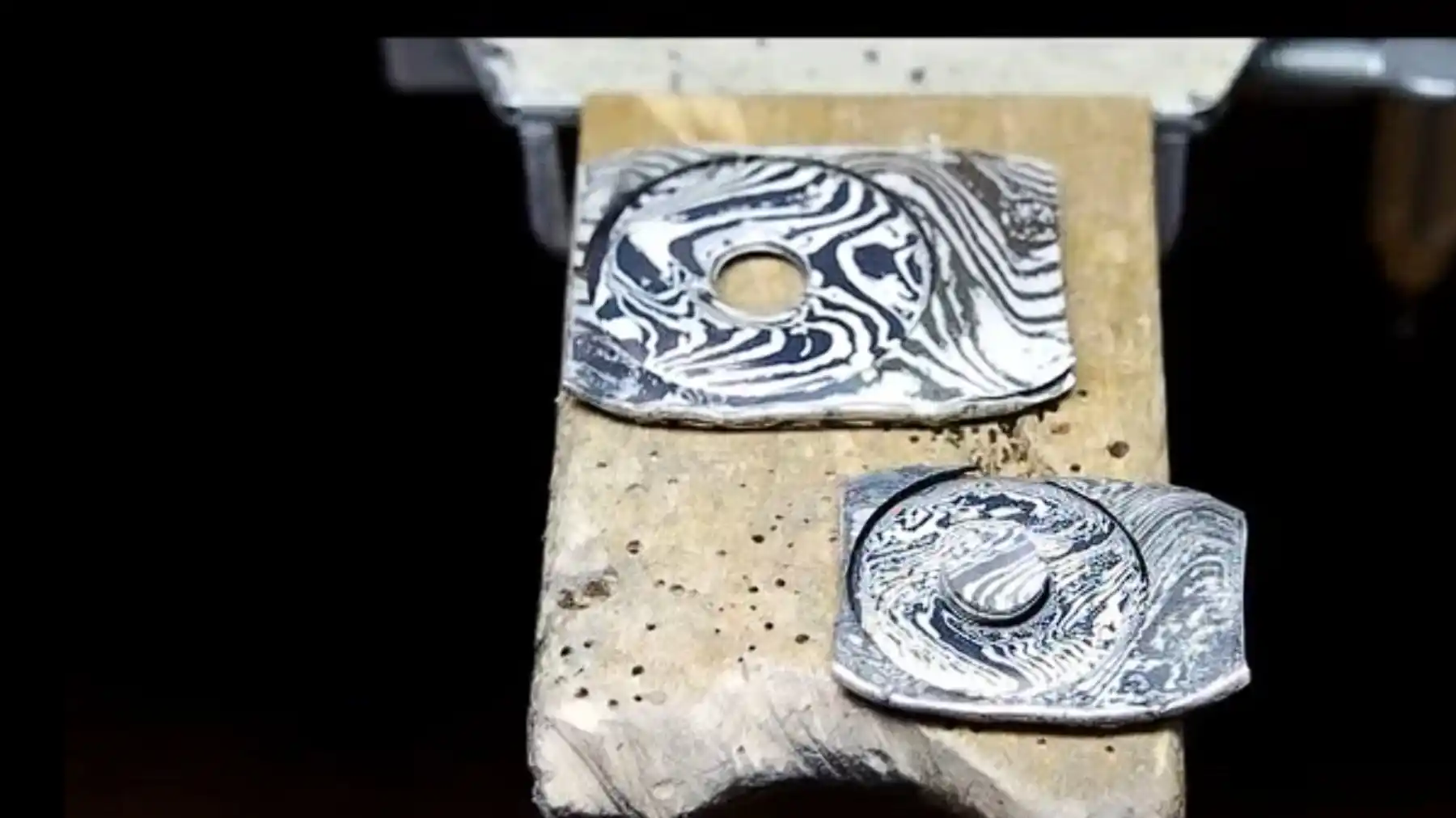 Mokume Gane wedding rings II